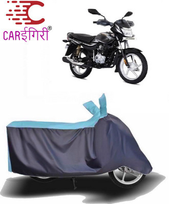 Carigiri Two Wheeler Cover for Bajaj(Platina 110, Blue, Grey)