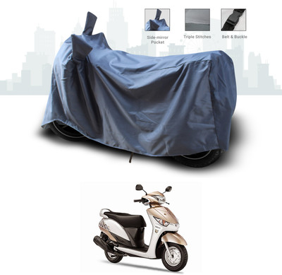 ANTHUB Two Wheeler Cover for Yamaha(Alpha, Grey)