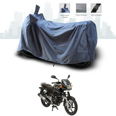 ANTHUB Two Wheeler Cover for Bajaj(Pulsar 180 DTS-i, Grey)