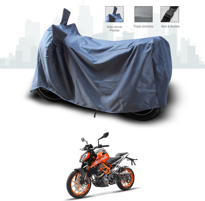 SEBONGO Two Wheeler Cover for KTM(Duke 390, Grey)