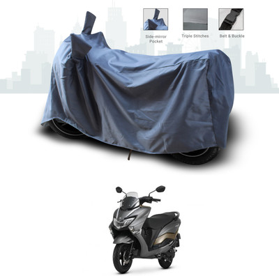 GOSHIV-car and bike accessories Two Wheeler Cover for Suzuki(Burgman Street 125, Grey)