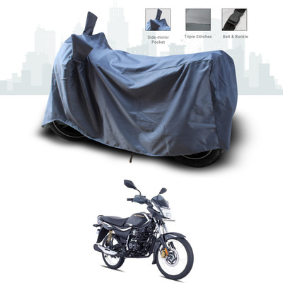ANTHUB Two Wheeler Cover for Bajaj(Platina 110, Grey)