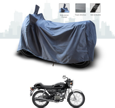 ANTHUB Two Wheeler Cover for Hero(Splendor Pro Classic, Grey)