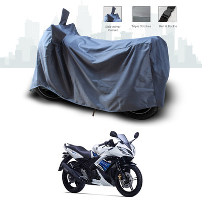 ANTHUB Two Wheeler Cover for Yamaha(YZF R15 S, Grey)