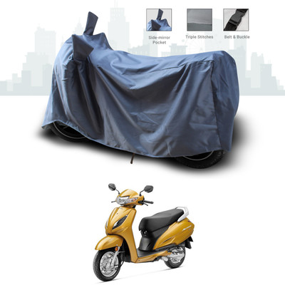 ANTHUB Two Wheeler Cover for Honda(Activa 6G, Grey)