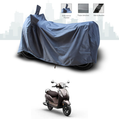 SEBONGO Two Wheeler Cover for Suzuki(Access 125, Grey)