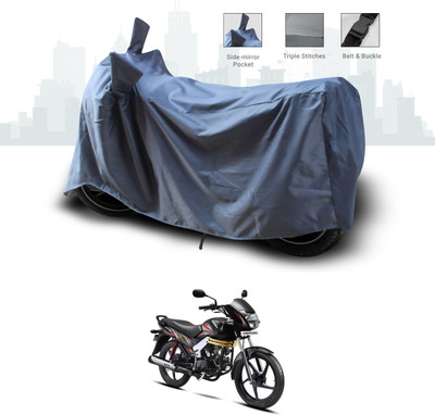 SEBONGO Two Wheeler Cover for Mahindra(Centuro XT, Grey)