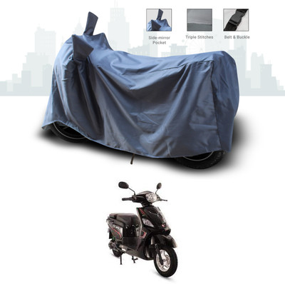 ANTHUB Two Wheeler Cover for Hero(Electric NYX, Grey)