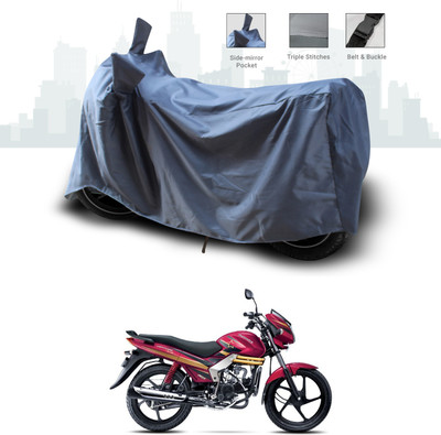 SEBONGO Two Wheeler Cover for Mahindra(Centuro Rockstar, Grey)