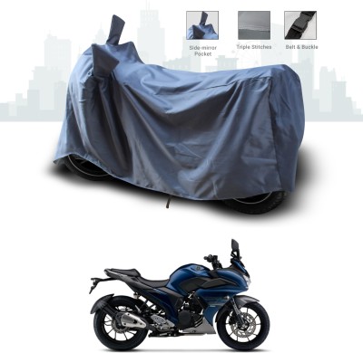 ANTHUB Two Wheeler Cover for Yamaha(Fazer, Grey)