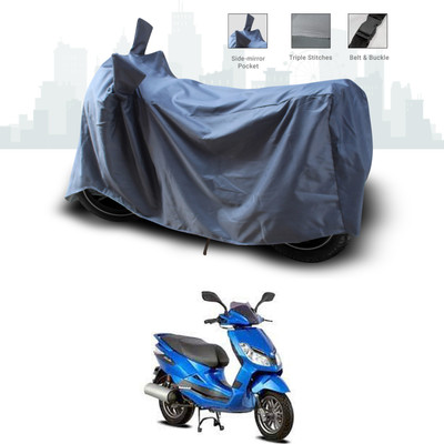GOSHIV-car and bike accessories Two Wheeler Cover for Bajaj(Blade 125, Grey)