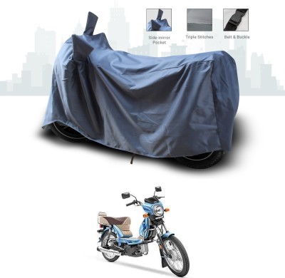 ANTHUB Two Wheeler Cover for TVS(XL 100, Grey)