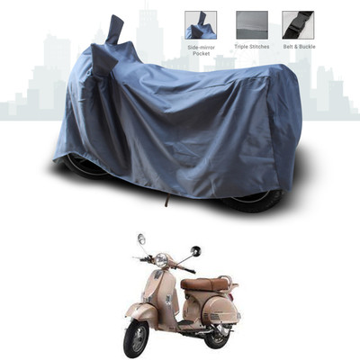 SEBONGO Two Wheeler Cover for LML(Star Euro, Grey)