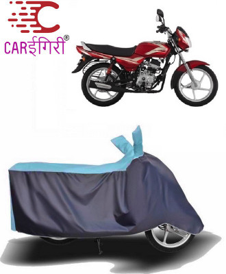 Carigiri Two Wheeler Cover for Bajaj(CT100, Blue, Grey)