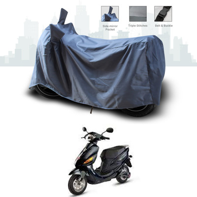 SEBONGO Two Wheeler Cover for Hero(Electric Cruz, Grey)