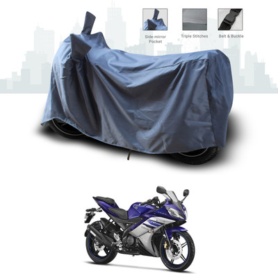SEBONGO Two Wheeler Cover for Yamaha(YZF R15 Ver 2.0, Grey)