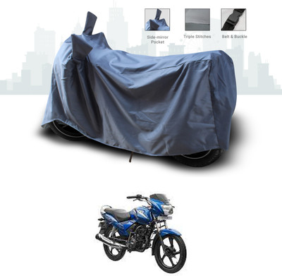ANTHUB Two Wheeler Cover for TVS(Star City Plus, Grey)
