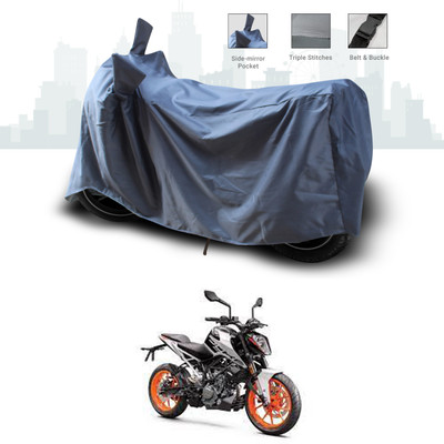 ANTHUB Two Wheeler Cover for KTM(200 Duke, Grey)