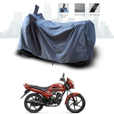 ANTHUB Two Wheeler Cover for Honda(Dream Yuga, Grey)