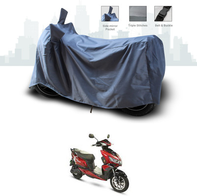 ANTHUB Two Wheeler Cover for Okinawa(Praise, Grey)