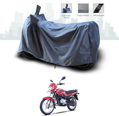 ANTHUB Two Wheeler Cover for Bajaj(CT100, Grey)