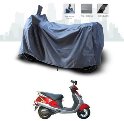 SEBONGO Two Wheeler Cover for Kinetic(Nova EX, Grey)