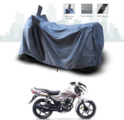 SEBONGO Two Wheeler Cover for TVS(Pheonix, Grey)