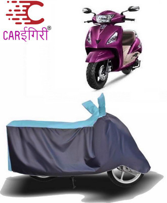 Carigiri Two Wheeler Cover for TVS(Jupiter 125, Blue, Grey)
