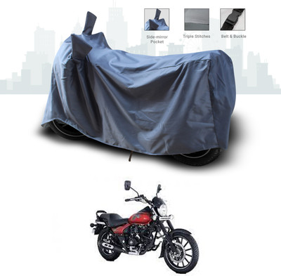 ANTHUB Two Wheeler Cover for Bajaj(Avenger Street 160, Grey)