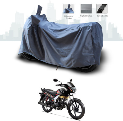 SEBONGO Two Wheeler Cover for Mahindra(Centuro NXT, Grey)
