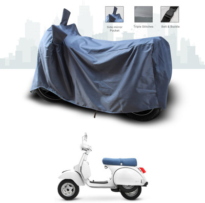 SEBONGO Two Wheeler Cover for LML(Star Euro 200, Grey)