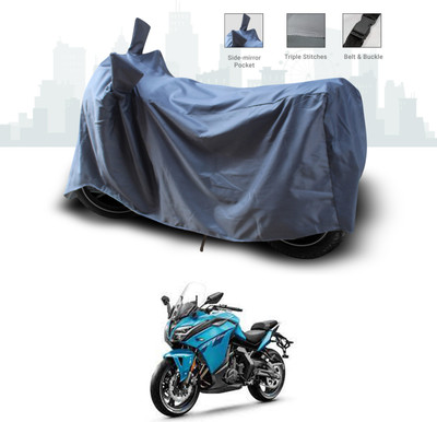 ANTHUB Two Wheeler Cover for CFMoto(650GT, Grey)