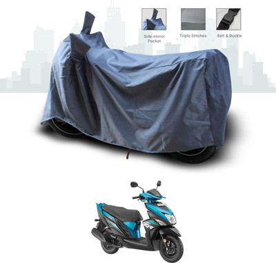 ANTHUB Two Wheeler Cover for Yamaha(Ray ZR, Grey)