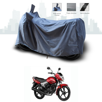 ANTHUB Two Wheeler Cover for Yamaha(Saluto, Grey)