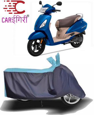 Carigiri Two Wheeler Cover for TVS(Jupiter Grande, Blue, Grey)