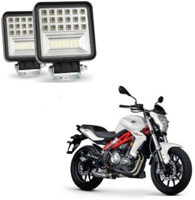 Dvis 42 LED Square Fog Light for DSK Benelli TNT 300 Fog Lamp Motorbike LED for DSK Benelli (12 V, 126 W)(TNT 25, Pack of 2)