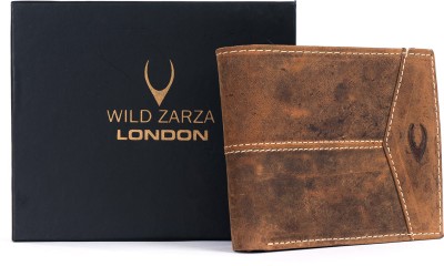 WILD ZARZA LONDON Men Brown Genuine Leather Wallet(6 Card Slots)