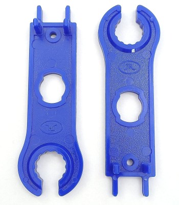 Kenbrook Solar MC4 Spanner Wrench Tool for Connect & Disconnect Solar Connector (Set of 2) MC4 Spanner Wrench Tool Wire Connector(Blue, Pack of 1)