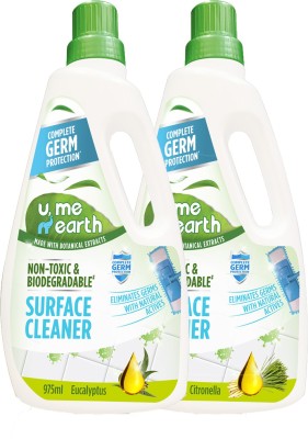 U Me N Earth Surface Cleaner Eucalyptus 975ml and Citronella 957 ml Pack of 2(1950 ml)