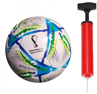 clark Fifa world cup size 5 football with air pump Football - Size: 5(Standard, Pack of 1)