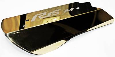 OBEROI'S TRADERS Premium Yamaha R15M Exhaust Cover Silencer Protector (Golden) Bike Exhaust Heat Shield