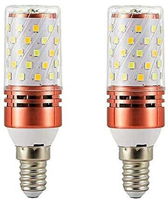 ARTDECOR 6 W, 6 W Basic Candle E14 LED Bulb(White, Yellow, Pack of 2)