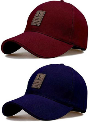 SPORT COLLECTION Self Design Sports/Regular Cap Cap(Pack of 2)