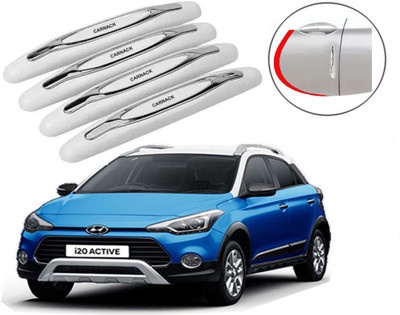 Auto E-Shopping Plastic Car Door Guard(White, Pack of Pack of 4, Hyundai, i20)