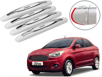 Auto E-Shopping Plastic Car Door Guard(White, Pack of Pack of 4, Ford, Aspire)