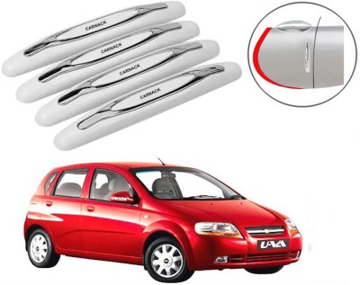 Auto E-Shopping Plastic Car Door Guard(White, Pack of Pack of 4, Chevrolet, Aveo)