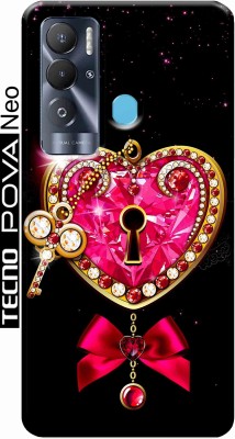 Rockerspot Back Cover for Tecno Pova Neo 2761(Multicolor, 3D Case, Silicon, Pack of: 1)