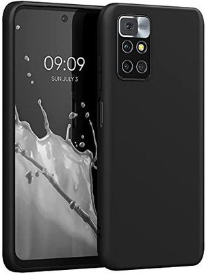 SmartPoint Back Cover for Redmi Note 11T 5G(Black, Silicon, Pack of: 1)