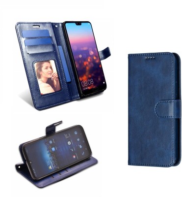COVERNEW Flip Cover for Spark 7 / Tecno spark 7T / Tecno KF6P / R651(Blue, Dual Protection, Pack of: 1)