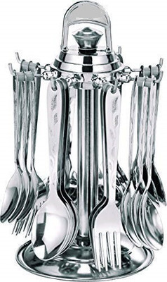 AKOSHA QUANTAM 25 PCS Stainless Steel Cutlery Set(Pack of 25)